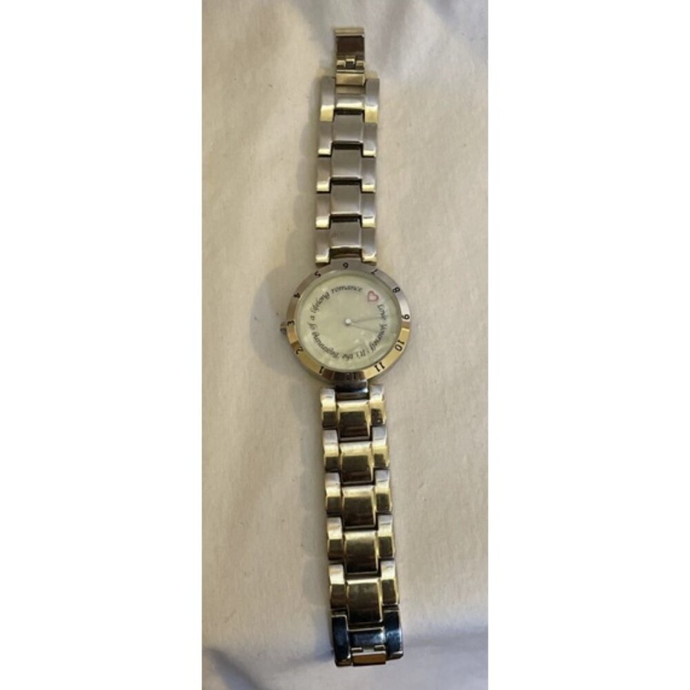 BWC Watch Love Yourself It’s The Beginning Of a Lifelong Romance NEW BATTERY - Picture 3 of 9